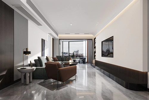 潮州市安南路自建房現代簡約風格三居室裝修案例