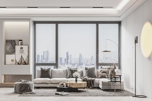 廣州市南航花園現代簡約風格三居室裝修案例