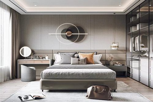 廣州市玖瓏湖別墅現代簡約風格三居室裝修案例