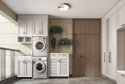 廣州市保利公園九里現代簡約風格三居室裝修案例