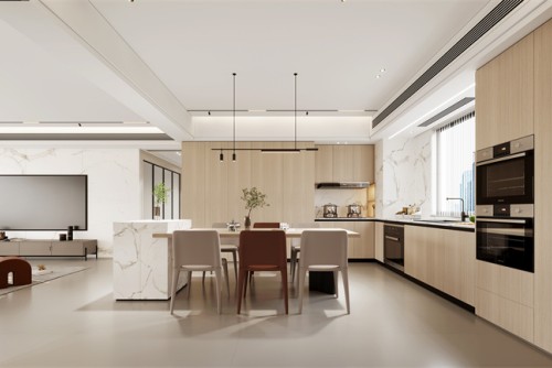 汕頭市和璟陽光雅園現代風格三居室裝修案例