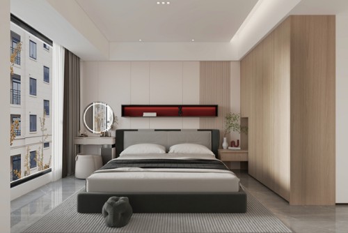 汕頭市龍鳳雅苑現代簡約風格三居室裝修案例