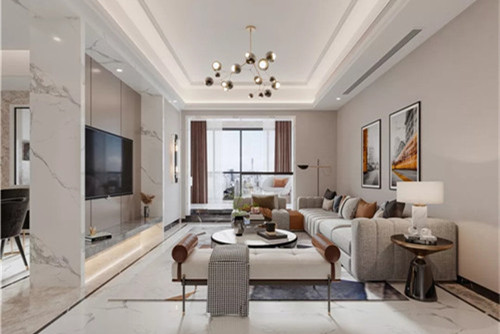 潮州市安和園現代簡約風格三居室裝修案例