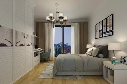 貴港市東湖大廈現代簡約風格三居室裝修案例